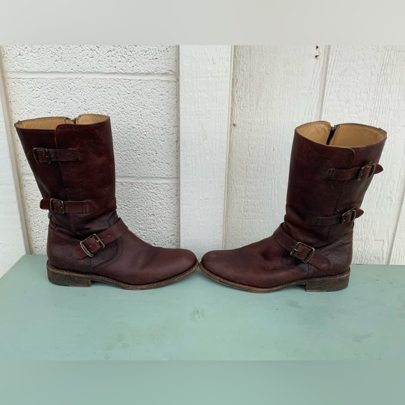 Frye Buckle Boots - Picture 3 of 11